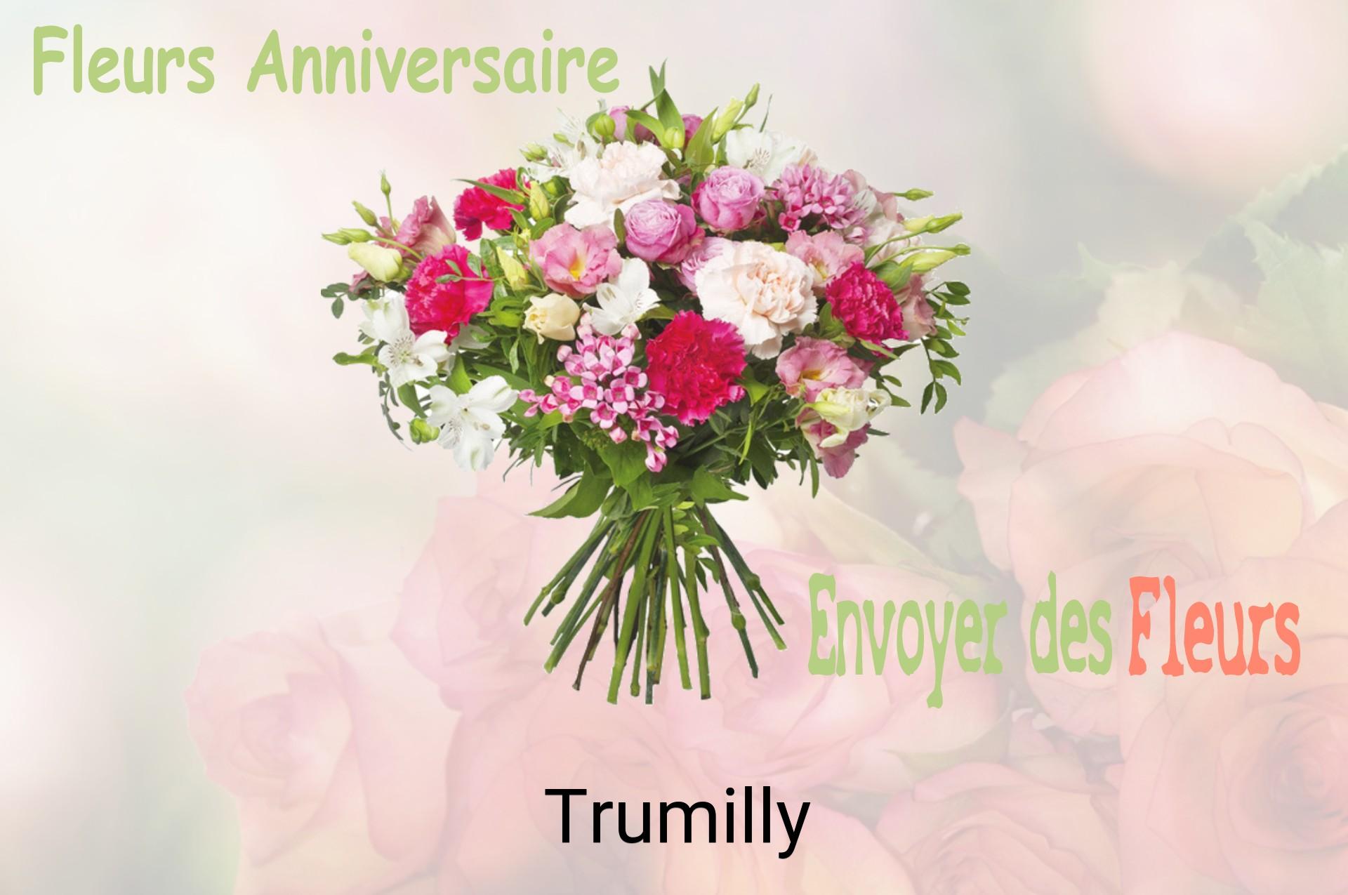 Bouquet de fleurs d’anniversaire livré à Trumilly
